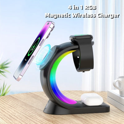 4 In 1 Magnetic Wireless Charger By Endef